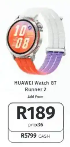 Vodacom Huawei Watch GT Runner 2 offer