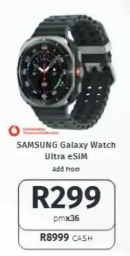 Vodacom Samsung Galaxy Watch Ultra eSIM offer