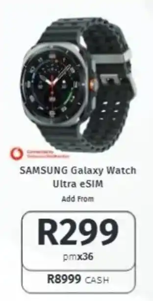 Vodacom Samsung Galaxy Watch Ultra eSIM offer