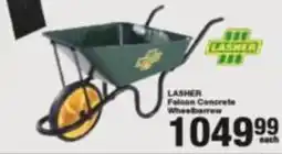 Build It LASHER Falcon Concrete Wheelbarrow offer