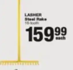 Build It LASHER Steel Rake offer
