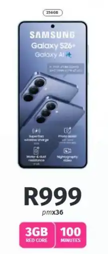 Vodacom SAMSUNG Galaxy S26+ offer