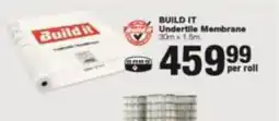 Build It Build it Undertile Membrane offer