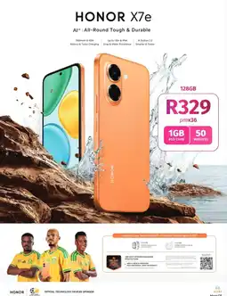 Vodacom HONOR X7e offer