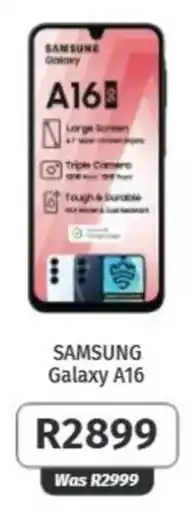 Vodacom SAMSUNG Galaxy A16 offer