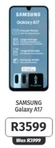 Vodacom SAMSUNG Galaxy A17 offer