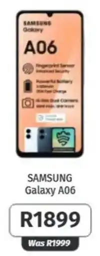 Vodacom SAMSUNG Galaxy A06 offer