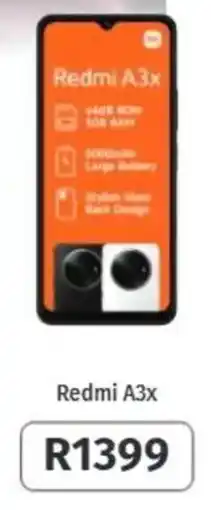 Vodacom Redmi A3x offer