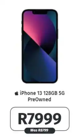 Vodacom iPhone 13 128GB 5G offer
