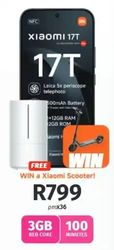 Vodacom Xiaomi 17T offer