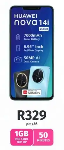 Vodacom HUAWEI nova 14i offer