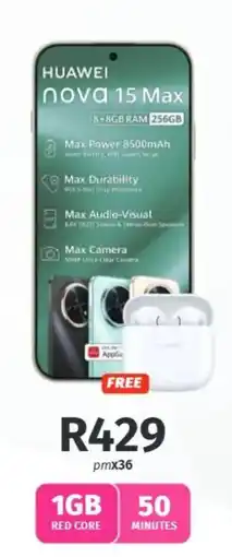 Vodacom HUAWEI nova 15 Max offer