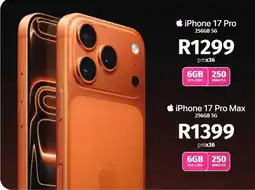 Vodacom iPhone 17 Pro 256GB 5G offer