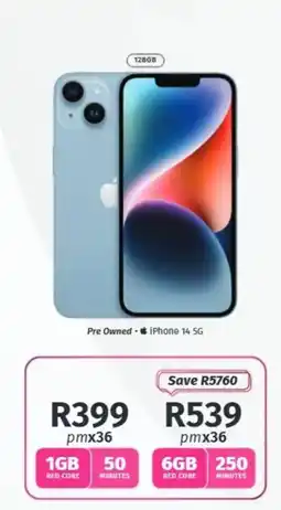 Vodacom iPhone 14 5G offer