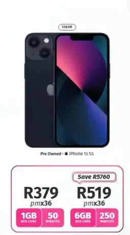 Vodacom iPhone 13 5G Pre Owned offer