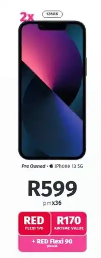 Vodacom Pre Owned iPhone 13 5G offer