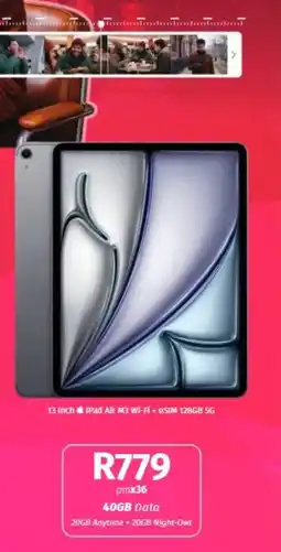 Vodacom iPad Air M3 offer