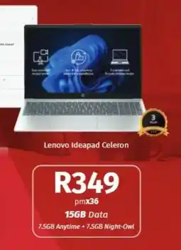 Vodacom Lenovo Ideapad Celeron offer