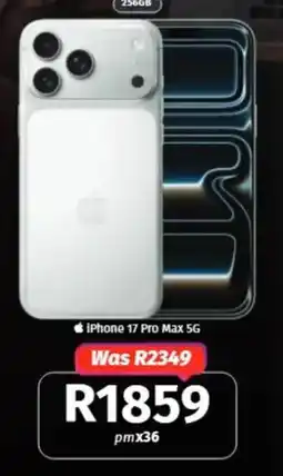 Vodacom iPhone 17 Pro Max 5G offer