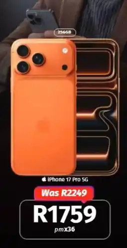 Vodacom iPhone 17 Pro 5G offer