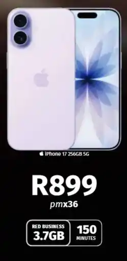 Vodacom iPhone 17 256GB 5G offer
