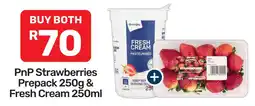 Pick n Pay PnP Strawberries Prepack & Fresh Cream offer