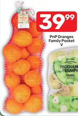 Pick n Pay PnP Oranges Family Pocket V offer