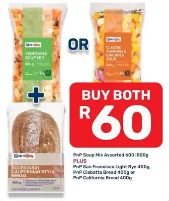 Pick n Pay PnP Soup Mix Assorted offer