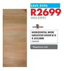Chamberlain Solid Doors Horizontal Wide Grooved Door 813 offer