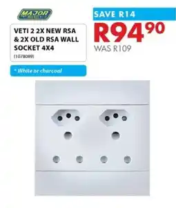 Chamberlain MAJOR TECH VETI 2X NEW RSA & 2X OLD RSA WALL SOCKET 4X4 offer