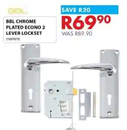 Chamberlain BBL CHROME PLATED ECONO 2 LEVER LOCKSET offer