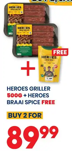 Econo Foods HEROES GRILLER offer