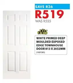 Chamberlain the Door Group WHITE PRIMED DEEP MOULDED EXPOSED EDGE TOWNHOUSE DOOR offer