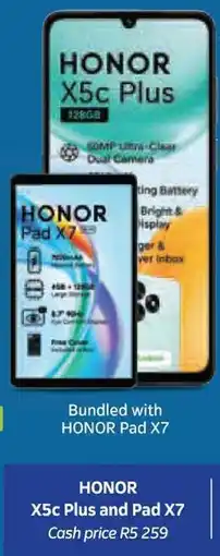 Telkom Honor X5c Plus and Pad X7 offer