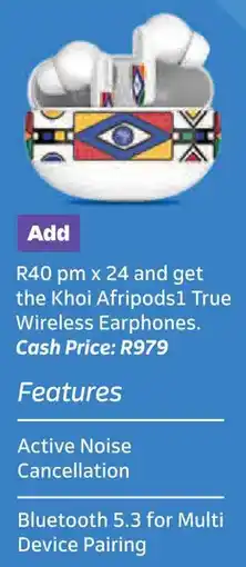 Telkom Khoi Afripods1 True Wireless Earphones offer