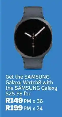 Telkom Samsung Galaxy Watch8 with the Samsung Galaxy S25 FE offer
