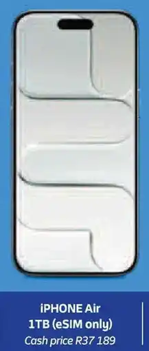 Telkom iPhone Air 1TB eSIM only offer