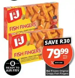 Checkers I&J Frozen Original Crispy Fish Fingers offer