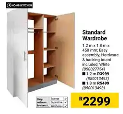 Builders Express Standard Wardrobe offer