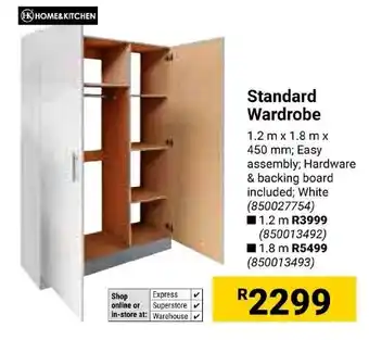 Builders Express Standard Wardrobe offer
