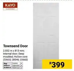 Builders Express KAYO Townsend Door offer