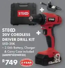 Build It STECO 20V CORDLESS DRIVER DRILL KIT offer