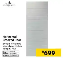Builders Express SWARTLAND Horizontal Grooved Door offer