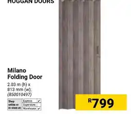 Builders Express HOGGAN DOORS Milano Folding Door offer