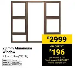 Builders Express 28 mm Aluminium Window offer