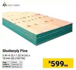 Builders Express Shutterply Pine offer