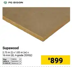 Builders Express PG BISON Supawood offer