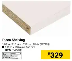 Builders Express Picco Shelving offer