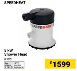 Builders Express SPEEDHEAT 5 kW Shower Head offer