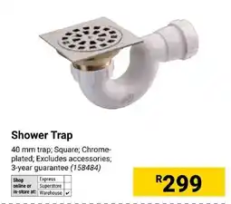 Builders Express Shower Trap offer